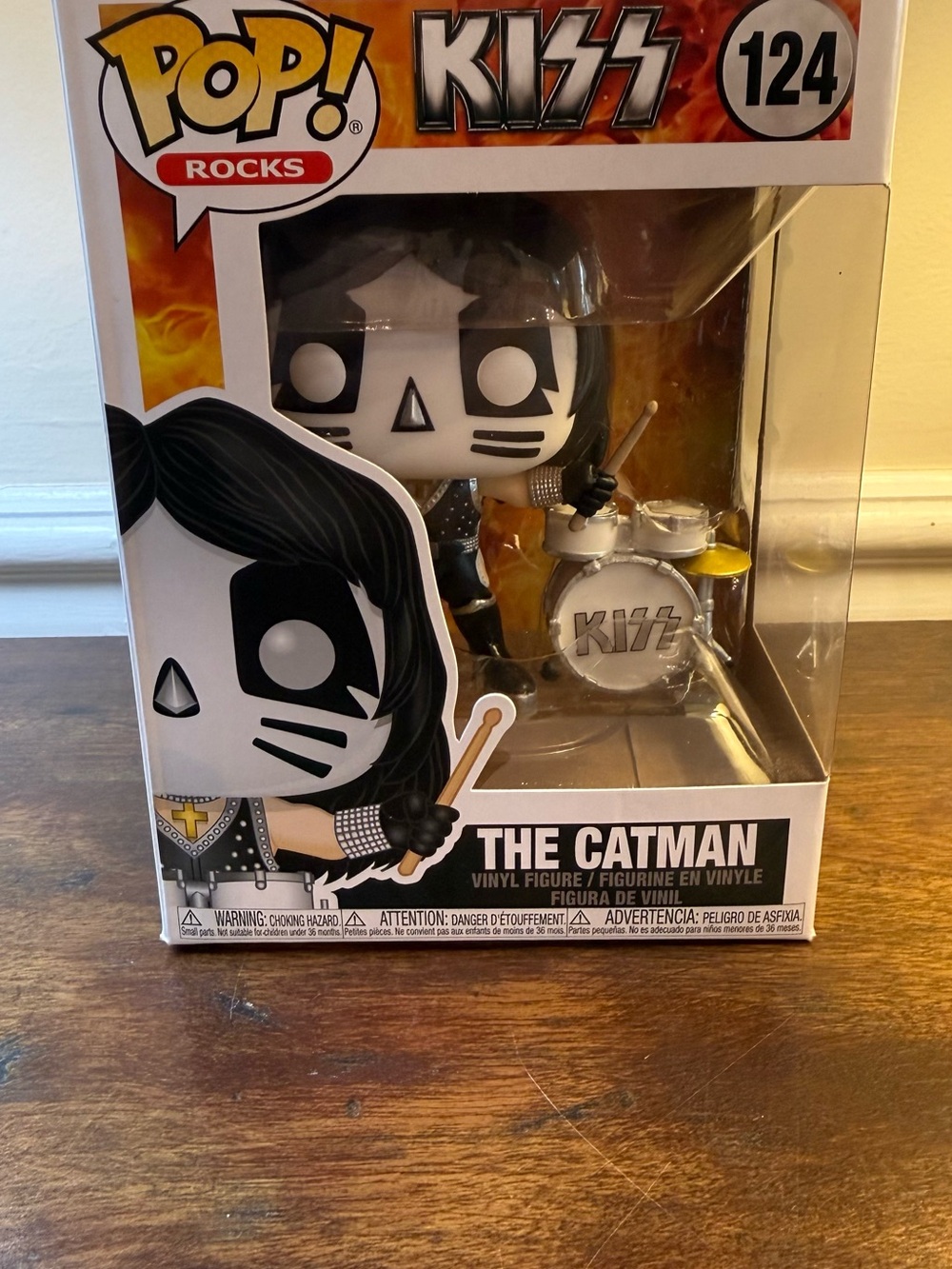 Funko POP! Rocks KISS The Catman Vinyl Figure - Black & White